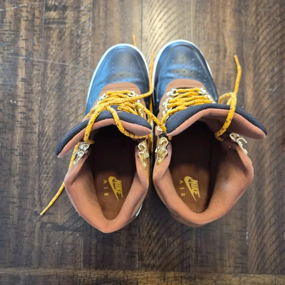 Nike Lunar Force 1 LF1 Duckboot Tan Black Size 9.5 BQ7930-001 - Picture 9 of 10